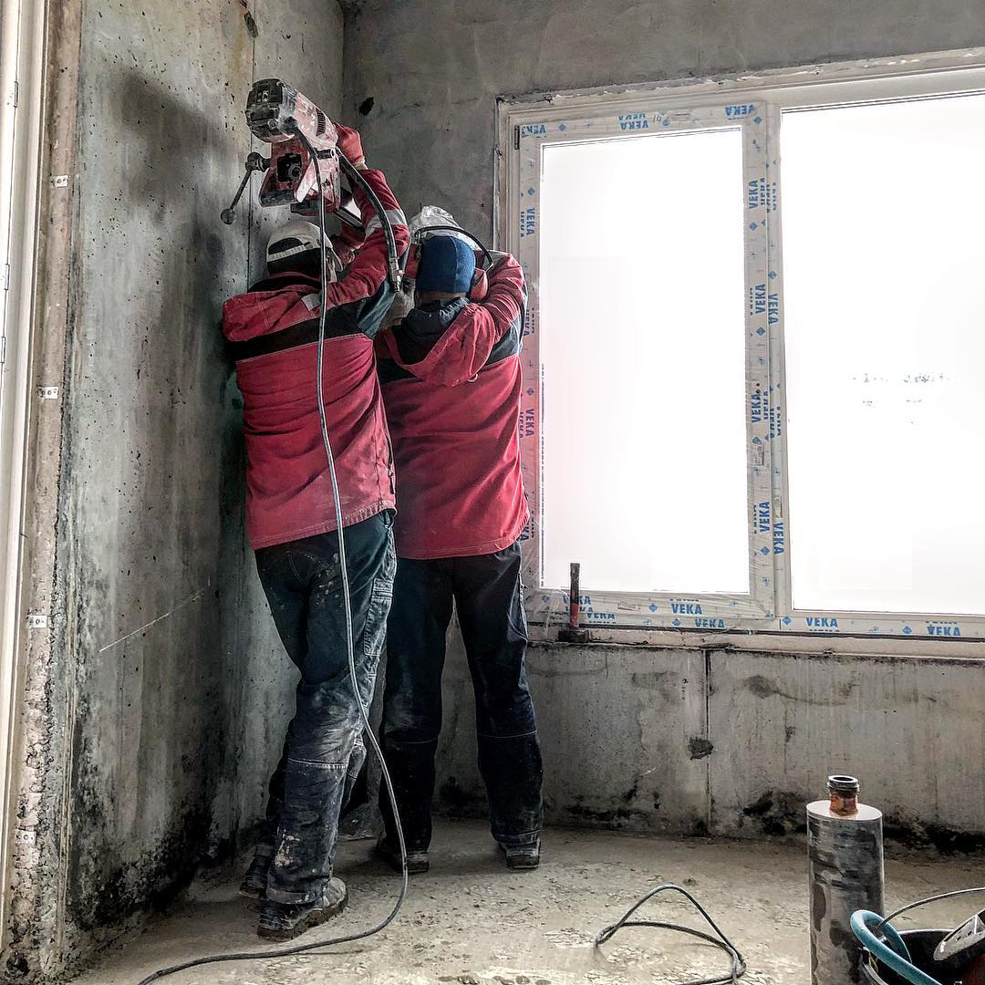 Бригада в работе